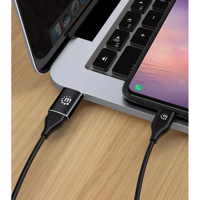Manhattan 153980 adaptér USB-C (zásuvka) na USB-A (zástrčka), USB 3.2 Gen 2, 10 Gbps