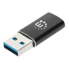 Manhattan 153980 adaptér USB-C (zásuvka) na USB-A (zástrčka), USB 3.2 Gen 2, 10 Gbps