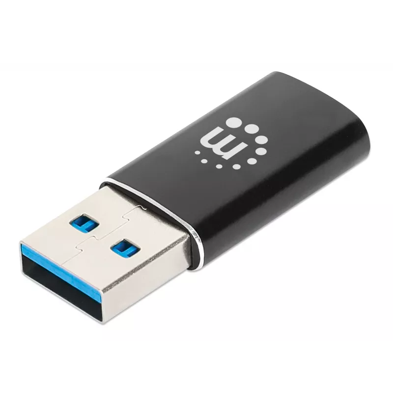 Manhattan 153980 adaptér USB-C (zásuvka) na USB-A (zástrčka), USB 3.2 Gen 2, 10 Gbps