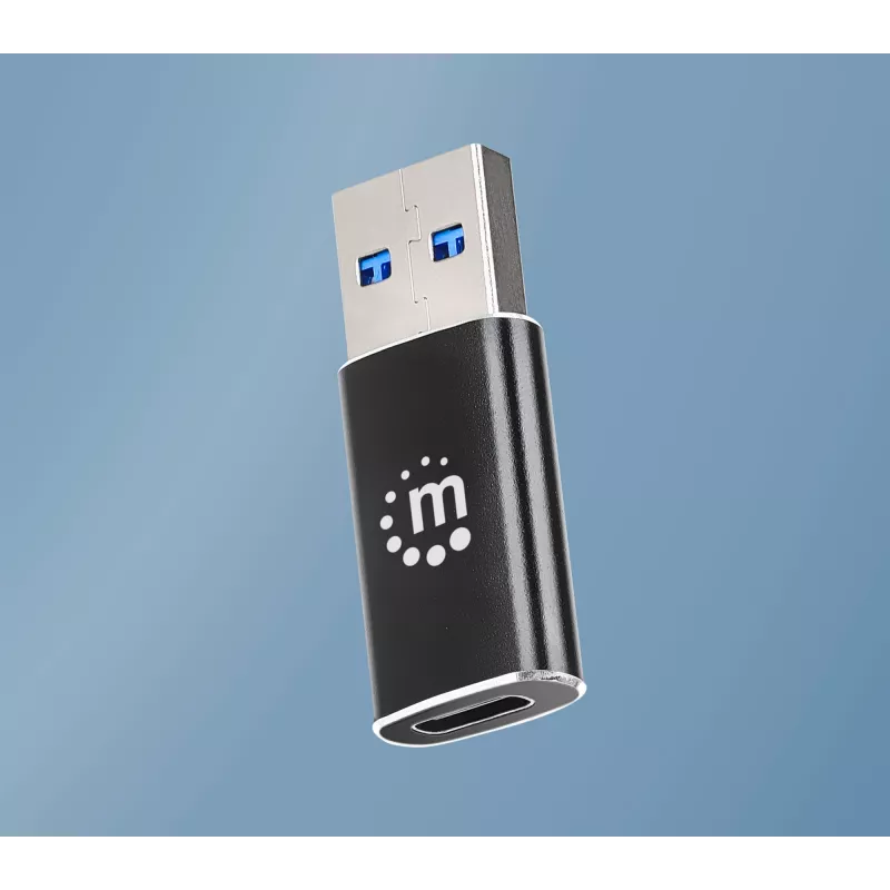 Manhattan 153980 adaptér USB-C (zásuvka) na USB-A (zástrčka), USB 3.2 Gen 2, 10 Gbps