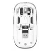 Manhattan Transparent nabíjateľná bezdrôtová USB myš