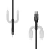 USB-C na USB-C napájací kábel EATON Urban Armor Gear Kevlar Core 1,5 m, USB 2.0, čierny/sivý