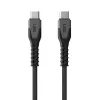 USB-C na USB-C napájací kábel EATON Urban Armor Gear Kevlar Core 1,5 m, USB 2.0, čierny/sivý