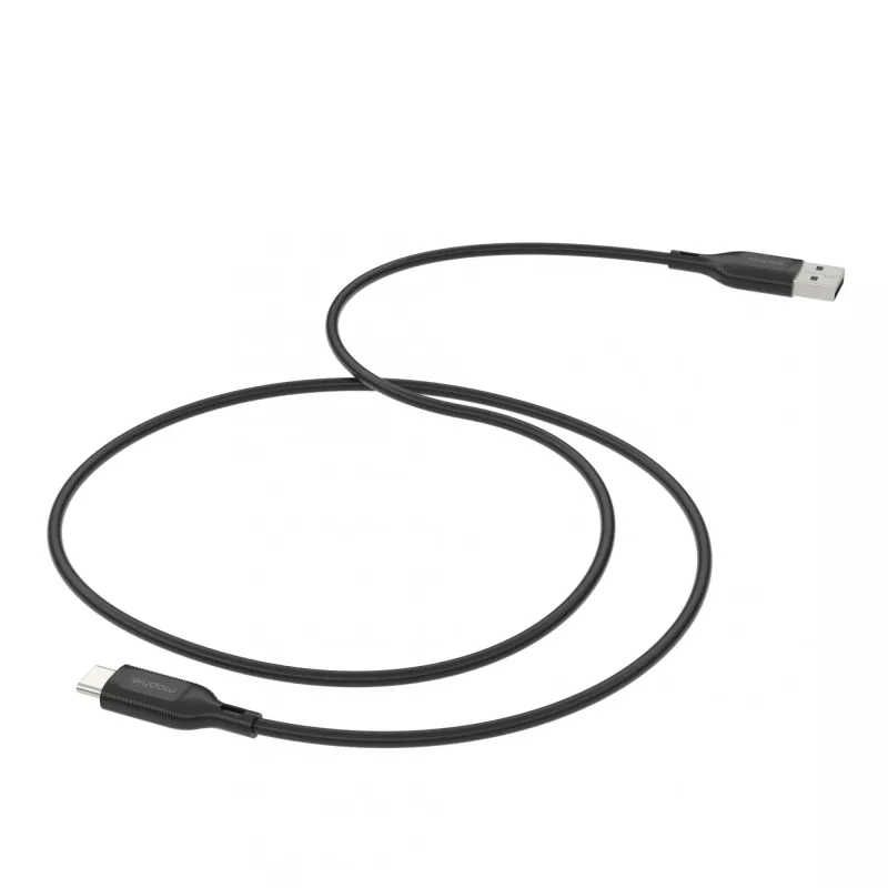 Mophie Essentials nabíjací kábel | 1 m USB kábel USB 2.0 USB A na USB C čierny
