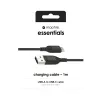 Mophie Essentials nabíjací kábel | 1 m USB kábel USB 2.0 USB A na USB C čierny