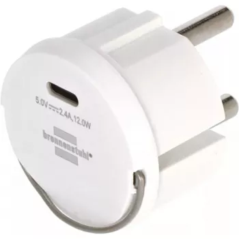 Sieťový adaptér Type F Type C Brennenstuhl 1508110010 2.4A USB