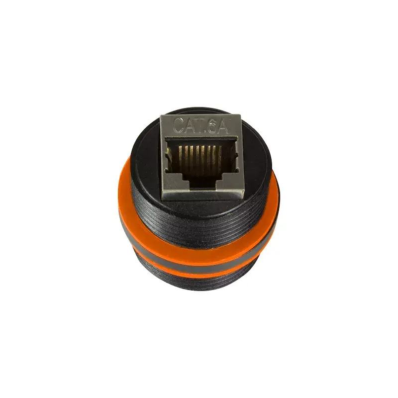 Konektor kábla LogiLink NP0081 2x RJ45 čierny