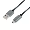 USB kábel LogiLink CU0132 1m USB A Micro-USB A sivý