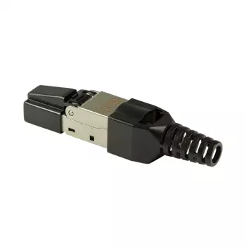 Konektor kábla LogiLink MP0044 RJ-45 Cat6a 0,5 m nehrdzavejúca oceľ