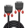 Lindy 1m DVI-D Dual Link kábel, Black Line
