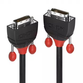 Lindy 3m DVI-D Dual Link kábel, Black Line
