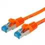 Sieťový kábel LOGON TCR55SS015O Cat5e SF/UTP (S-FTP) oranžová 1,5 m RJ-45–RJ-45