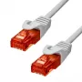 Ethernetový kábel ProXtend CAT6 RJ-45 U/UTP 7 m sivý