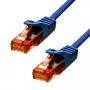Ethernetový kábel ProXtend CAT6 RJ-45 U/UTP 20M modrý