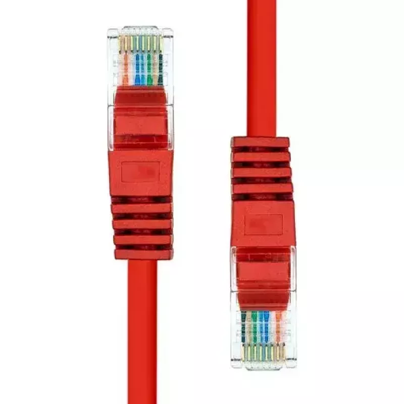 Ethernetový kábel ProXtend CAT5e RJ-45 2M červený