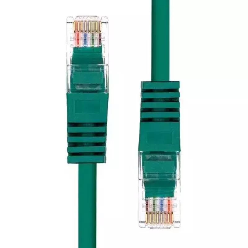 Ethernetový kábel ProXtend CAT5e RJ-45 0,5m zelený