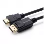 Microconnect MC-DP-HDMI-1000 video kábel adaptér 10 m DisplayPort čierny