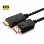 Microconnect MC-DP-HDMI-2004K video kábel adaptér 2 m DisplayPort čierny