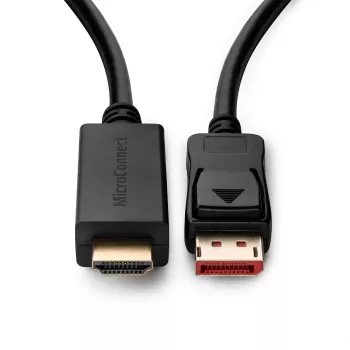 Microconnect MC-DP-HDMI-2004K video kábel adaptér 2 m DisplayPort čierny