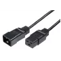 Microconnect PE141550 napájací kábel čierny 5 m C20 konektor samica C19 konektor samica