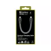 USB-C kábel Sandberg Survivor 0,2 m 100 W čierny biely