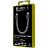 USB-C kábel Sandberg Survivor 0,2 m 100 W čierny biely