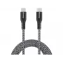 USB-C kábel Sandberg Survivor 2M 100W čierny biely