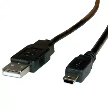 USB 2.0 kábel ROLINE A - 5-Pin Mini M/M 3,0 m