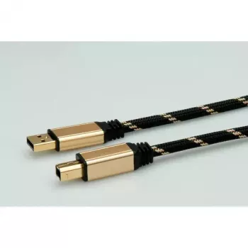 USB kábel ROLINE GOLD A - B M/M 4,5 m
