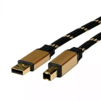 USB kábel ROLINE GOLD A - B M/M 4,5 m