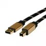 USB kábel ROLINE GOLD A - B M/M 4,5 m