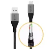 USB kábel ALOGIC ULCA2030-SGR 0,3 m USB 2.0 sivý