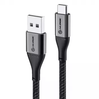 USB kábel ALOGIC ULCA2030-SGR 0,3 m USB 2.0 sivý
