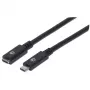 USB-C predlžovací kábel Manhattan 50 cm konektor samec na konektor samica