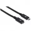 USB-C predlžovací kábel Manhattan 50 cm konektor samec na konektor samica
