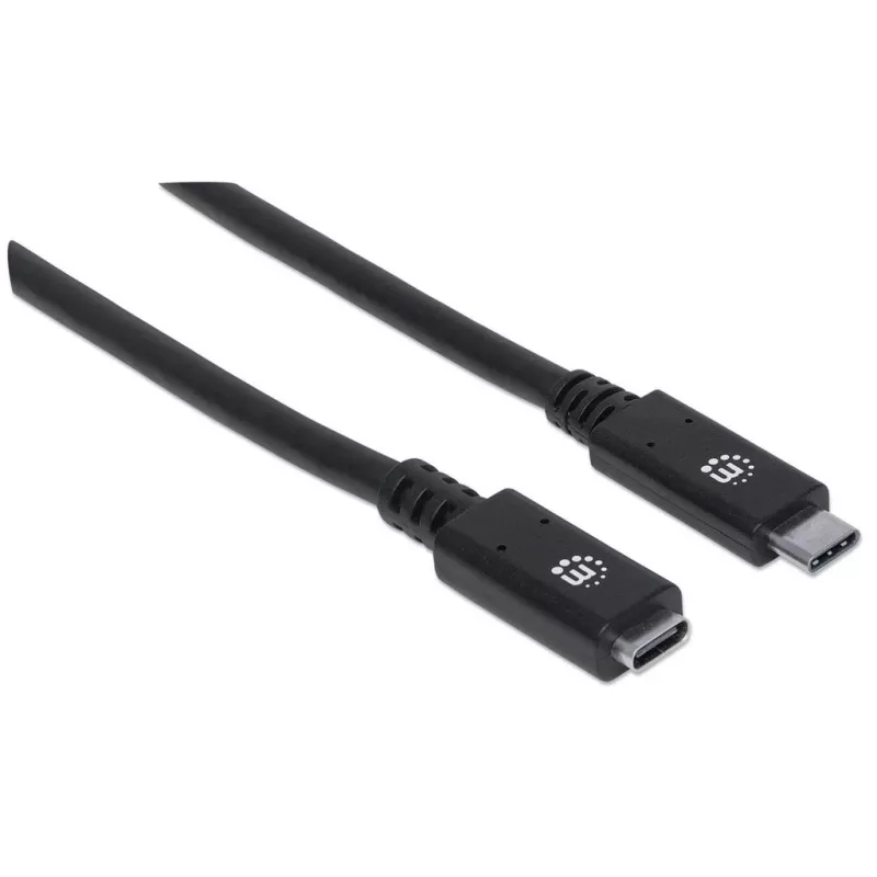 USB-C predlžovací kábel Manhattan 50 cm konektor samec na konektor samica
