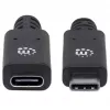 USB-C predlžovací kábel Manhattan 50 cm konektor samec na konektor samica