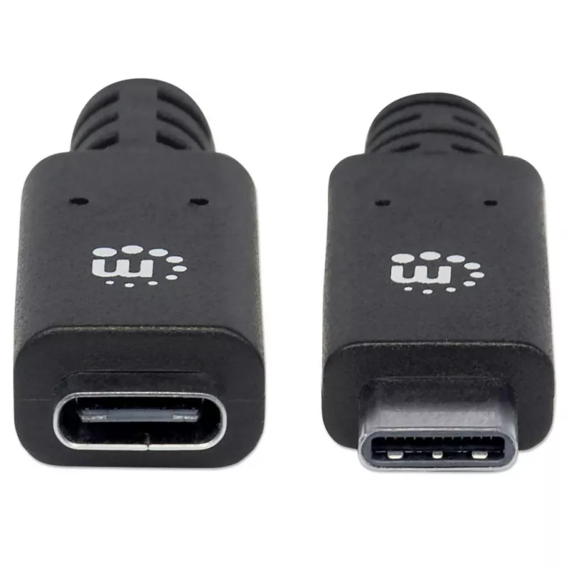 USB-C predlžovací kábel Manhattan 50 cm konektor samec na konektor samica
