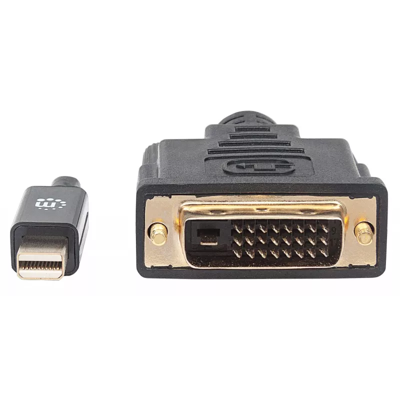 Manhattan 152150 video kábel z Mini DisplayPort na DVI-D, samec – samec, pasívny, 1,8 m, čierny