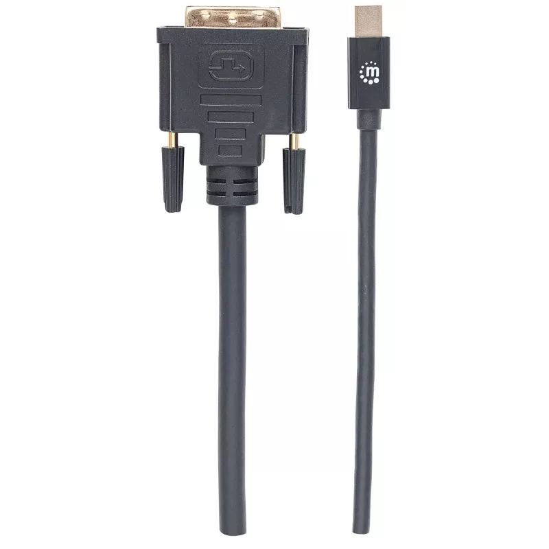 Manhattan 152150 video kábel z Mini DisplayPort na DVI-D, samec – samec, pasívny, 1,8 m, čierny
