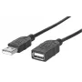 USB-A na USB-A predlžovací kábel Manhattan USBEXTAA3BK