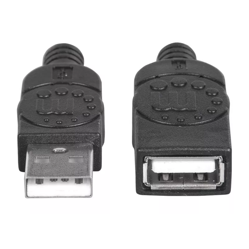 USB-A na USB-A predlžovací kábel Manhattan USBEXTAA3BK