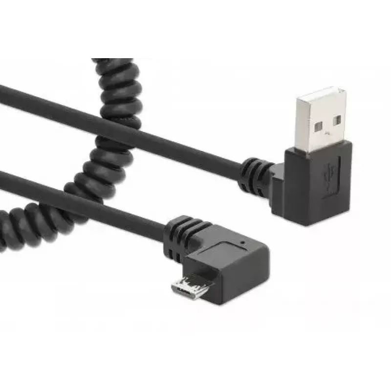 USB-A na Micro-USB kábel Manhattan 356237 1 m konektor samec na konektor samec čierny
