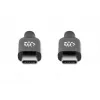 USB-C kábel Manhattan 5m aktívny konektor samec na konektor samec 10 Gbit/s 3A čierny