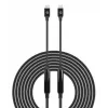 USB-C kábel Manhattan 5m aktívny konektor samec na konektor samec 10 Gbit/s 3A čierny