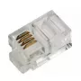 RJ10 konektor samec LogiLink MP0017 transparentný