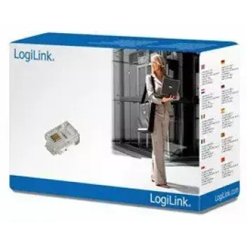 RJ11 konektor samec LogiLink MP0018 transparentný