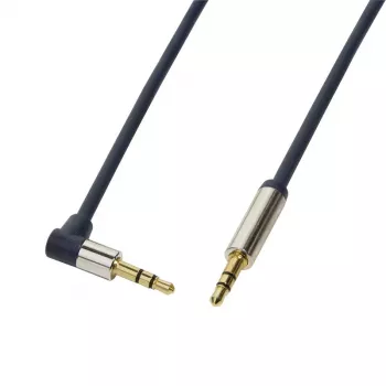 Audio kábel LogiLink 3,5 mm - 3,5 mm 0,5 m modrý