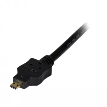 StarTech.com 1 m Micro-HDMI na DVI kábel – Micro-HDMI na DVI adaptérový kábel – Micro-HDMI Type-D zariadenie na DVI-D Single Link monitor/display/projektor video konvertorový kábel – robustný