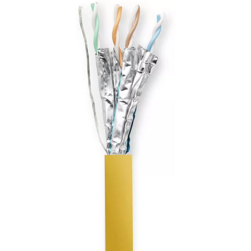 Vivolink PROCAT40 sieťový kábel žltý 40 m Cat6a F/FTP (FFTP)